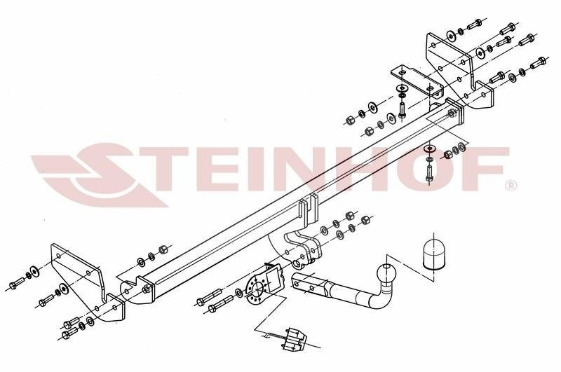 Hak holowniczy Steinhof KIA Soul I 2009-2014