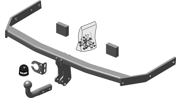 Hak holowniczy Brink 524400