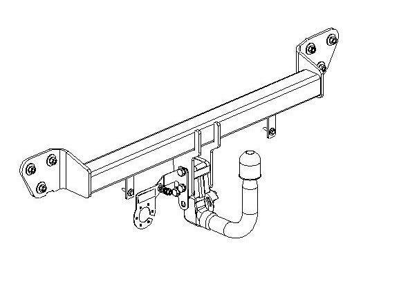 Hak holowniczy Autohak BMW 7 Sedan 11.2001-10.2008
