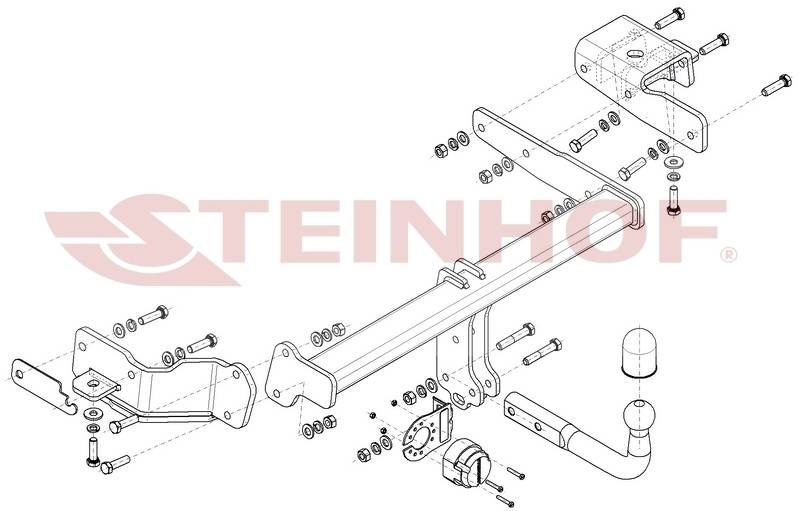 Hak holowniczy Steinhof Kia Sorento IV 2020-