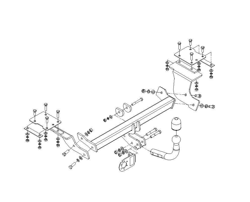 Hak holowniczy Autohak W13