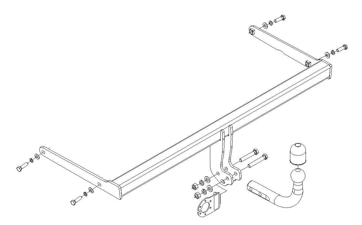 Hak holowniczy Autohak M55