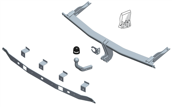 Hak holowniczy Brink VW Caddy III 2004-2015