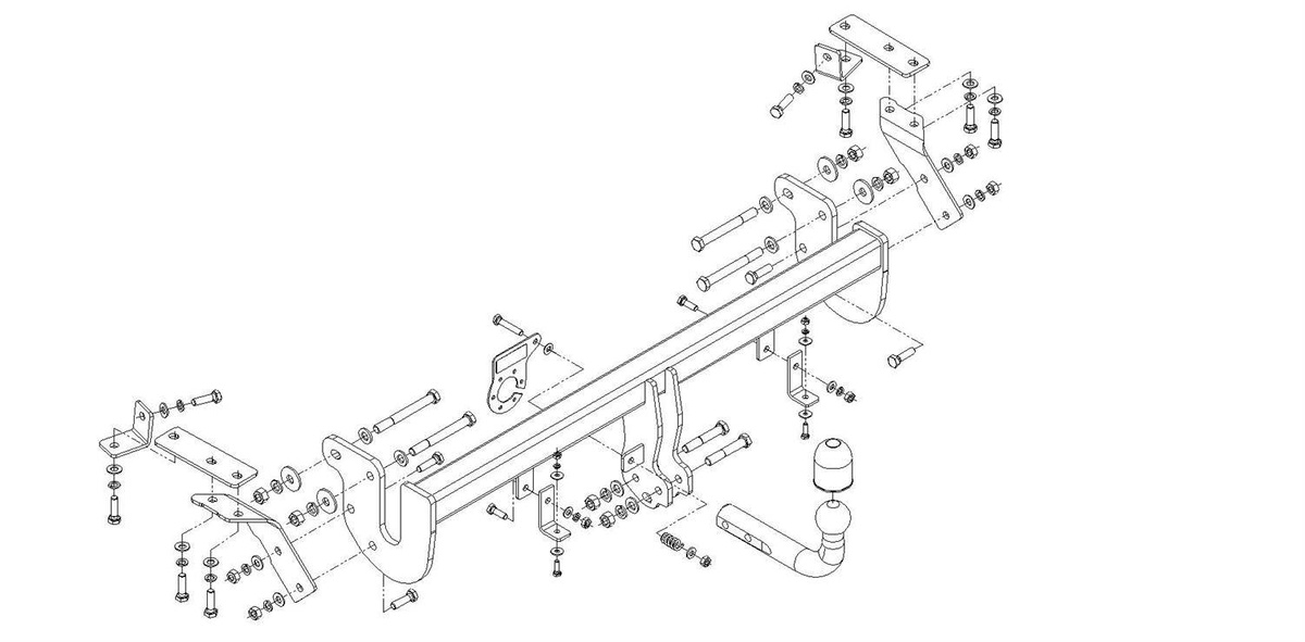 Hak holowniczy Autohak Citroen C4 Aircross 03.2012-