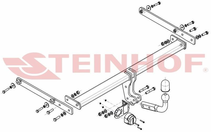 Hak holowniczy Steinhof Mazda 2 (DJ) 2014-