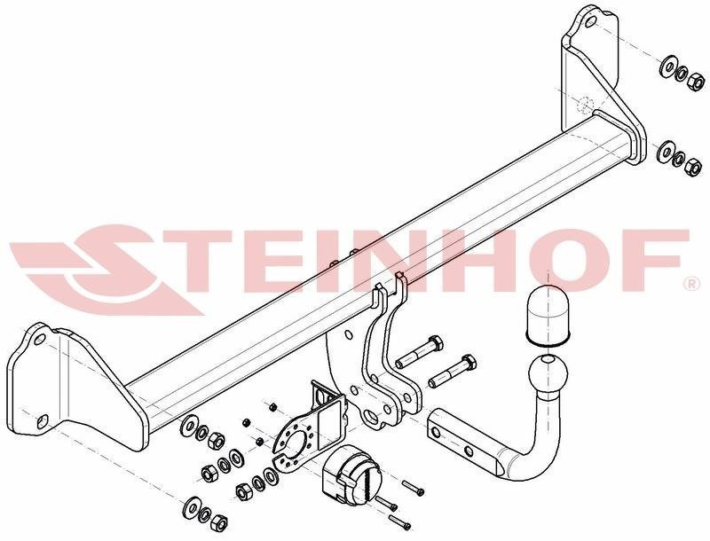 Hak holowniczy Steinhof BMW X1 F48 2015-