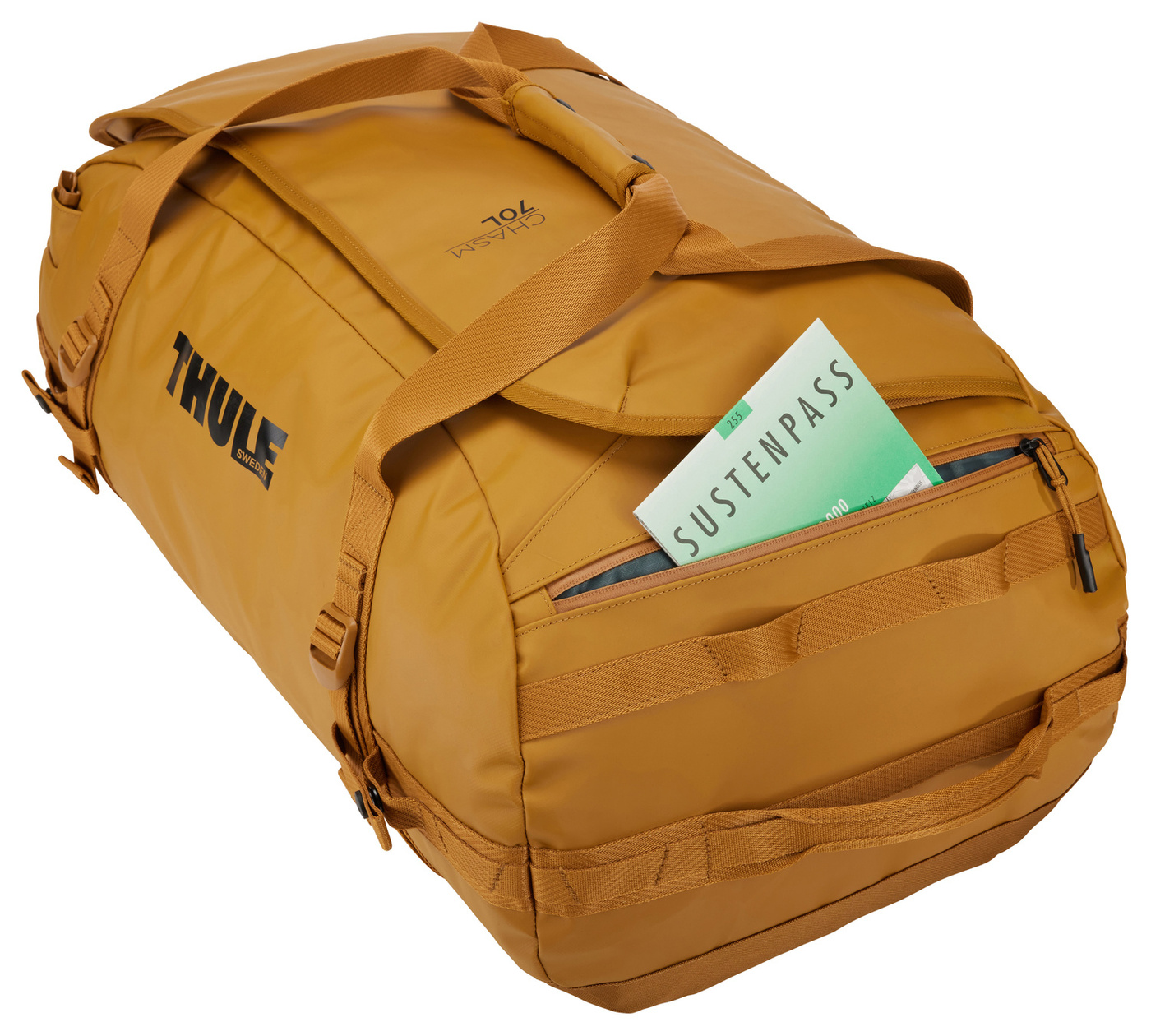 Torba podróżna Thule Chasm Recycled Duffel 70L - Golden  - 3204995