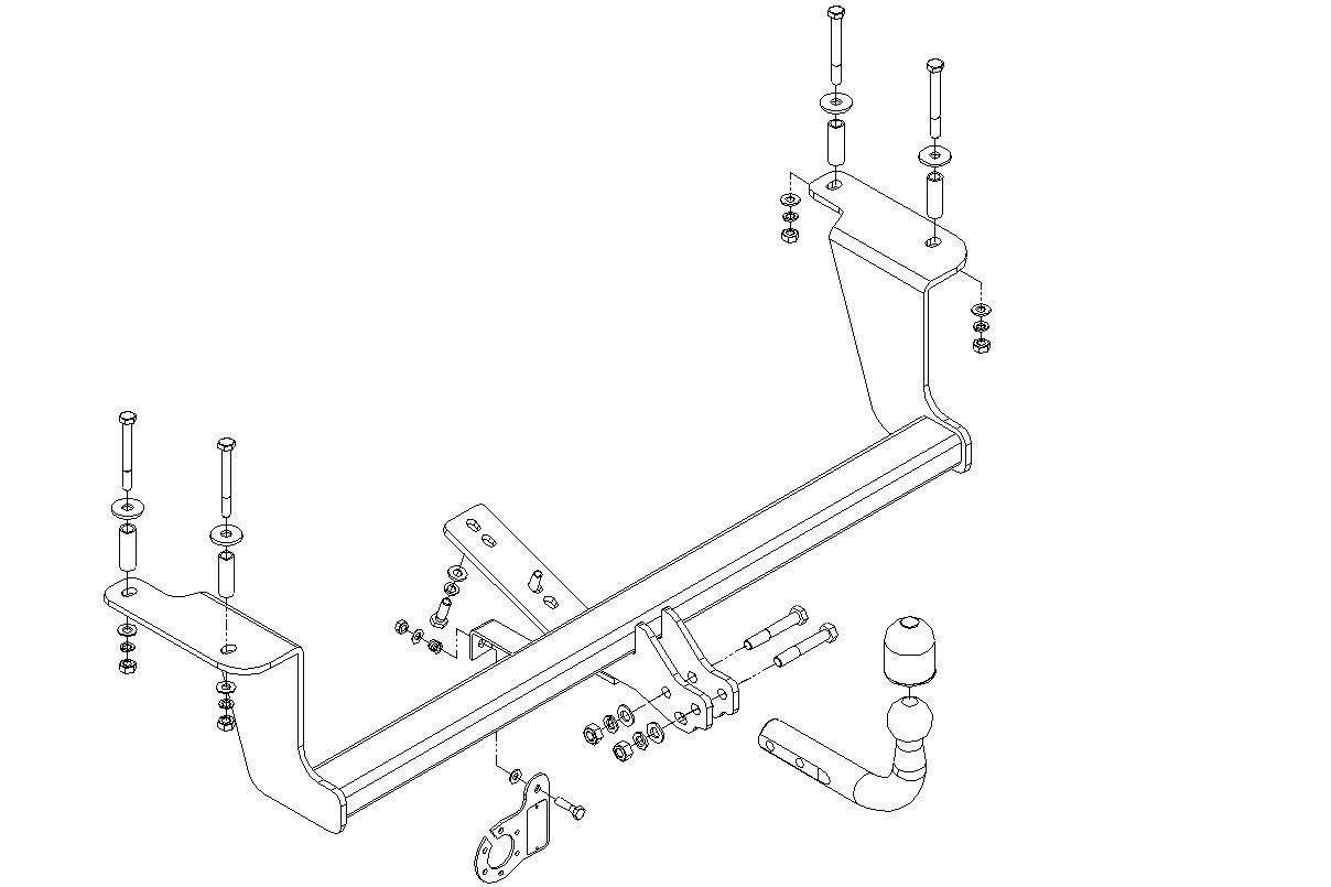 Hak holowniczy Autohak W19