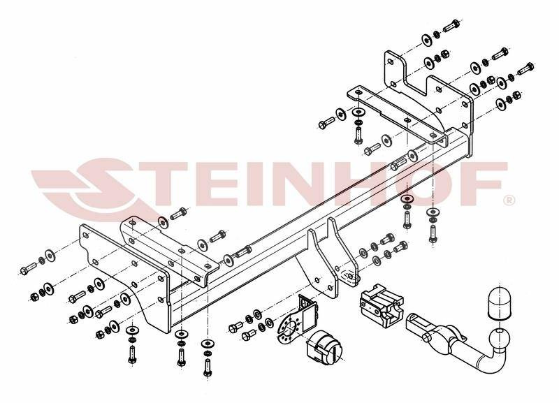 Hak holowniczy Steinhof M-345