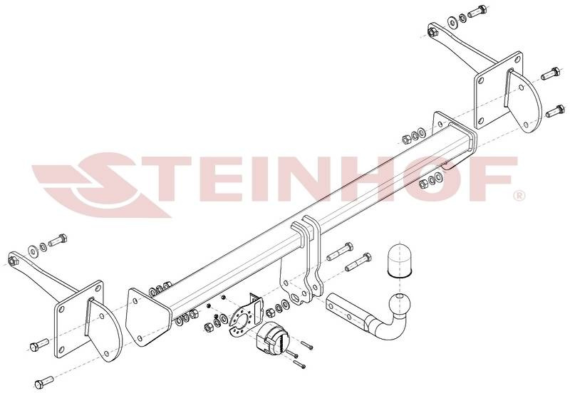 Hak holowniczy Steinhof VW Caddy V 2020-