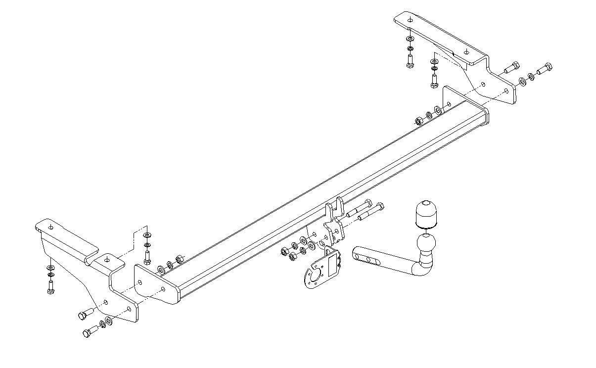 Hak holowniczy Autohak P24