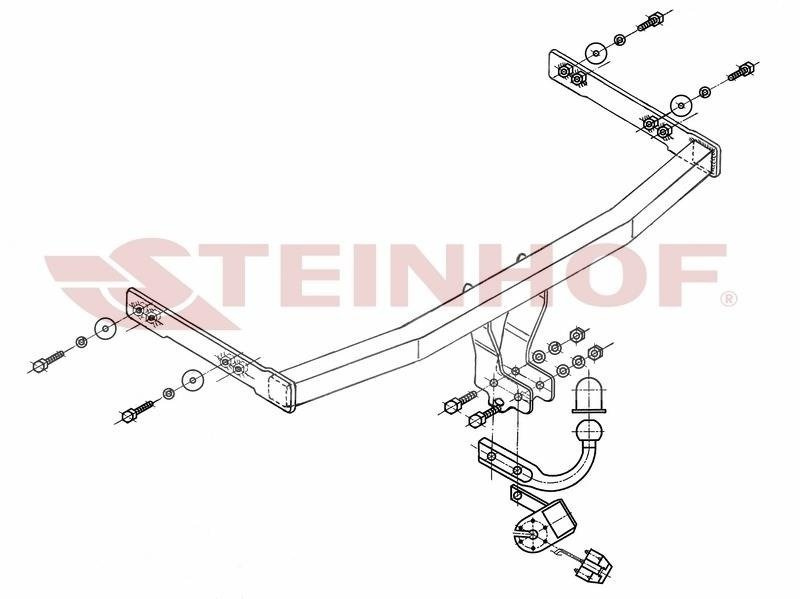 Hak holowniczy Steinhof Skoda Roomster FL 06.2010-04.2015