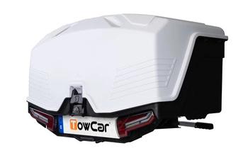 Box na hak 330l | Kufer Towbox Alpha Grey LED