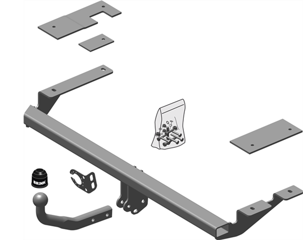 Hak holowniczy Brink Opel Astra H Liftback 04-09
