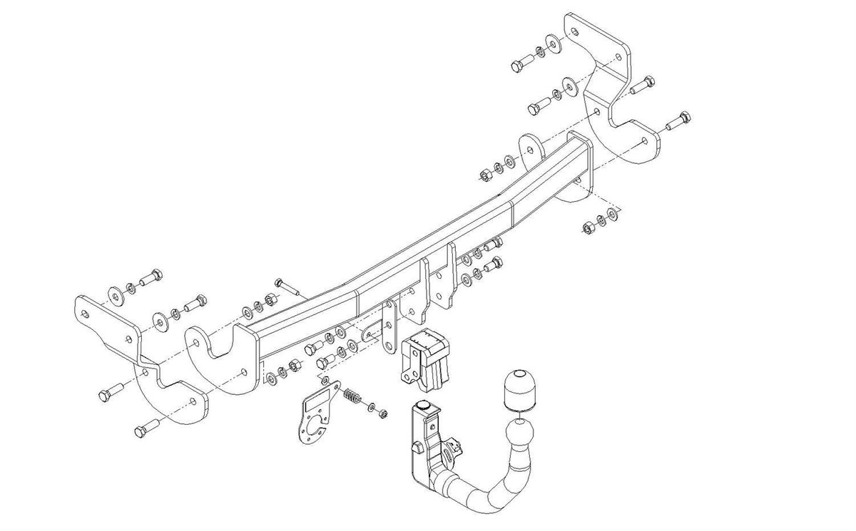 Hak holowniczy Autohak J66V