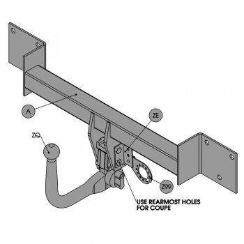 Hak holowniczy Witter BMW Seria 3 E90 sedan 2005-2011