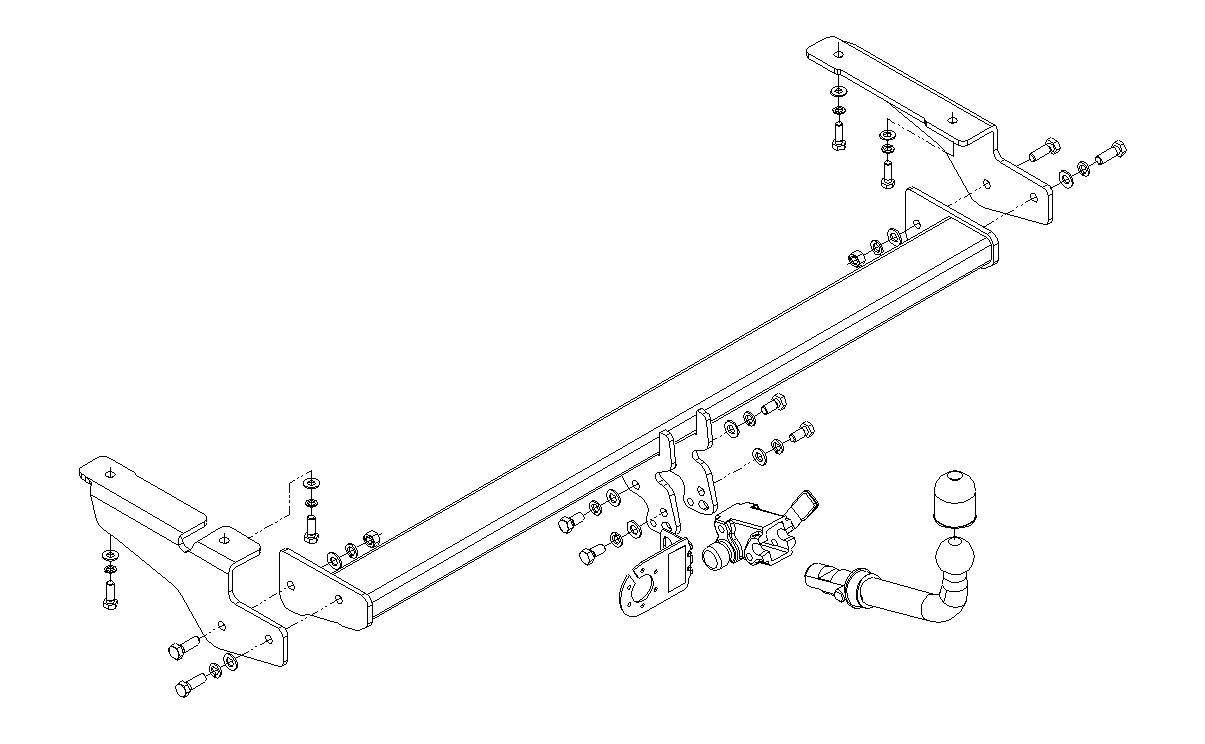 Hak holowniczy Autohak Citroen C5 I 2001-2004