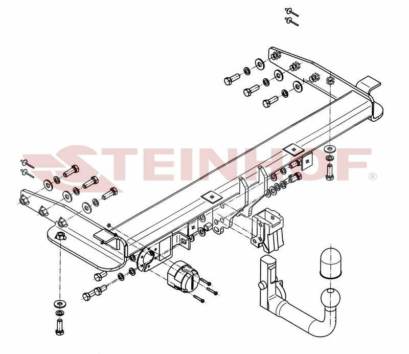 Hak holowniczy Steinhof Jeep Grand Cherokee WK2 2013-2021