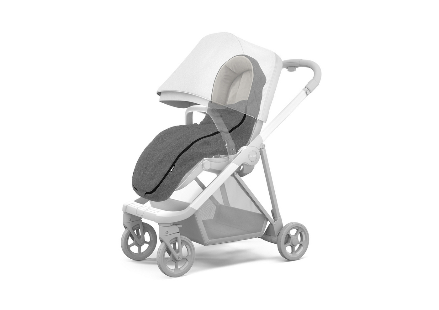 Thule Stroller Footmuff Grey Melange 11200324 