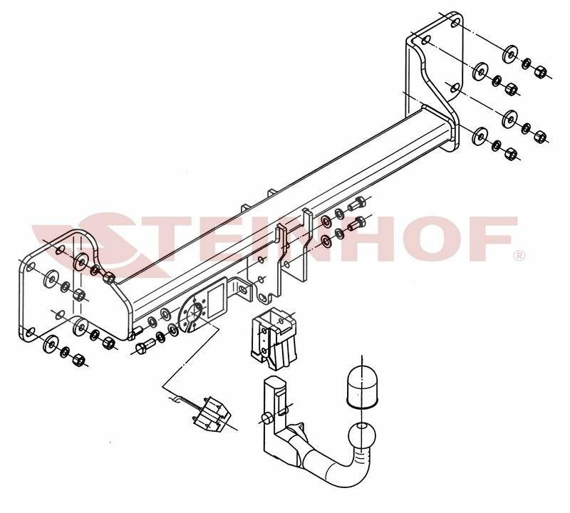 Hak holowniczy Steinhof BMW X5 E70 2007-2013