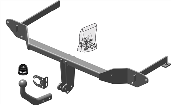 Hak holowniczy Brink FIAT Grande Punto 09.2005-10.2009