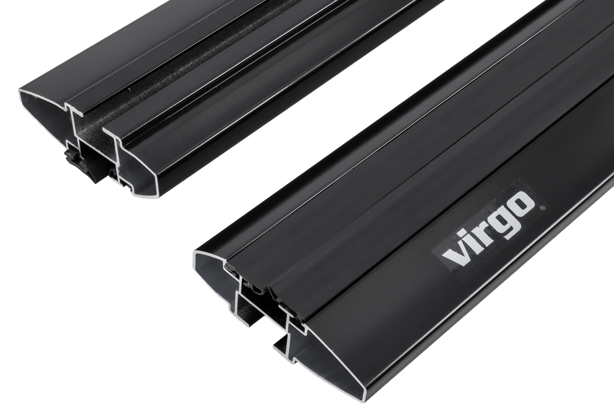 Bagażnik dachowy Inter Pack Virgo IR 135 (G2) BLACK na relingi zintegrowane