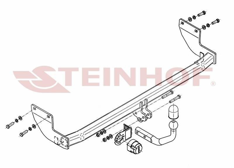 Hak holowniczy Steinhof KIA Venga 2010-2019