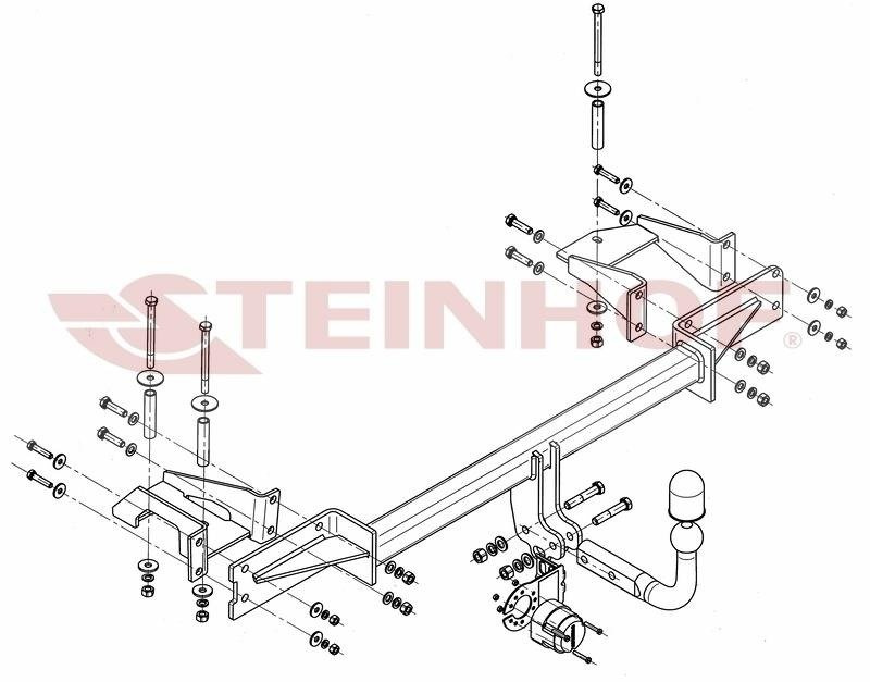 Hak holowniczy Steinhof Opel Meriva (A) 2003-2010