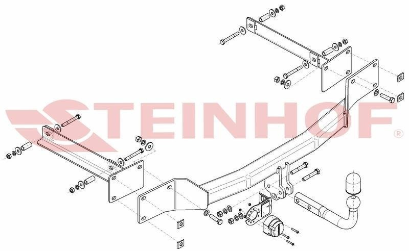 Hak holowniczy Steinhof Mercedes S Klasa W220 1998-2005