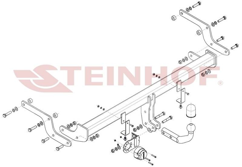 Hak holowniczy Steinhof Renault Captur II 2020-
