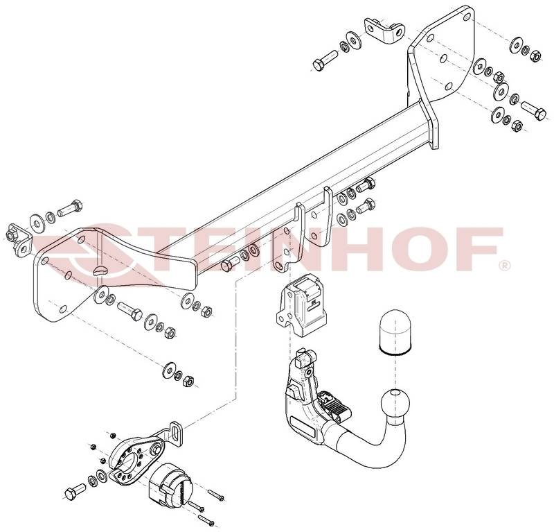 Hak holowniczy Steinhof Mercedes GLB X247 2019-