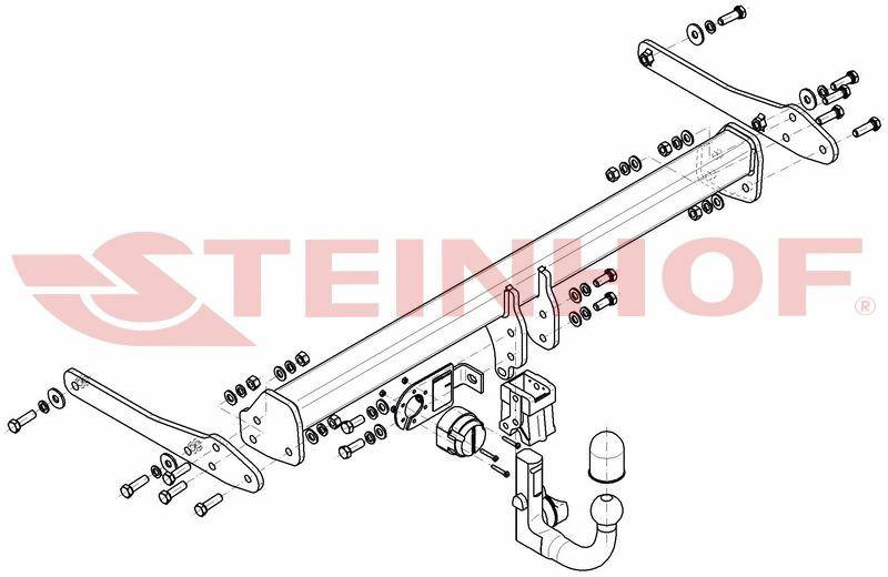 Hak holowniczy Steinhof VW CC 2012-