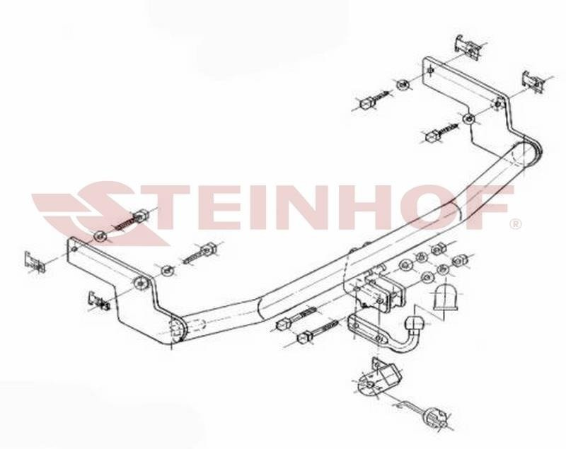 Hak holowniczy Steinhof Peugeot 206 Hatchback 1998-03.2003