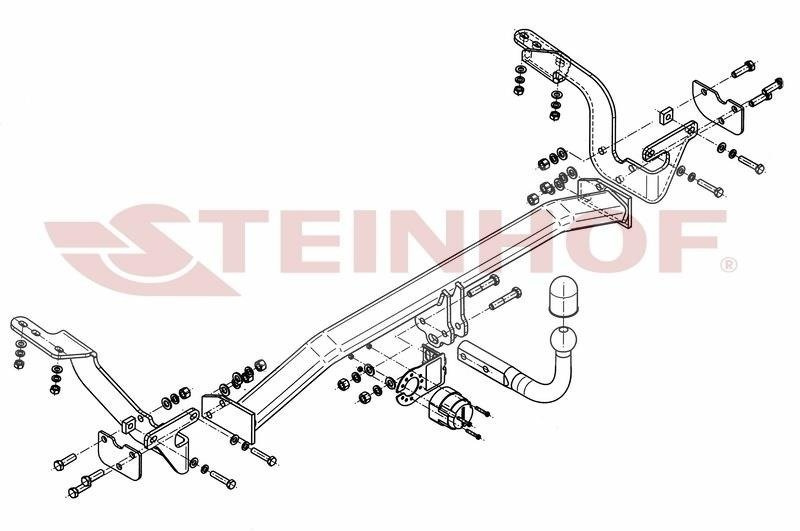 Hak holowniczy Steinhof Citroen C4 Picasso I 2006-2013