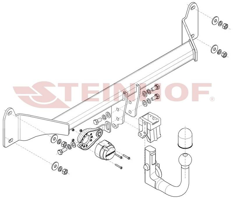 Hak holowniczy Steinhof BMW 1 Seria F40 2019-