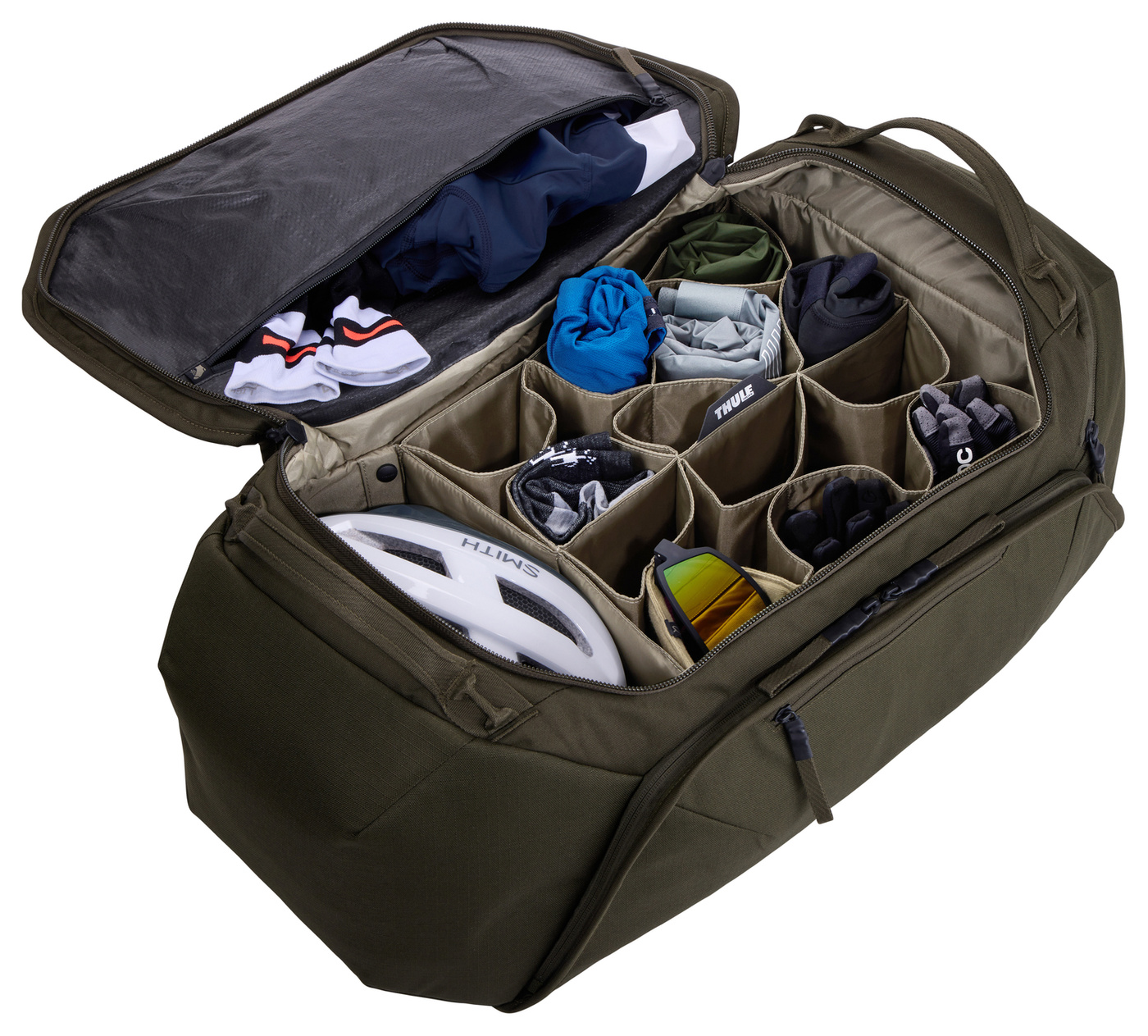 Torba / organizer Thule RoundTrip Bike Duffel 55L Deep Khaki - 3205173