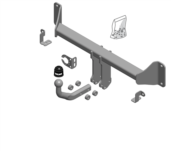 Hak holowniczy Brink BMW X3 (G01) 2017-