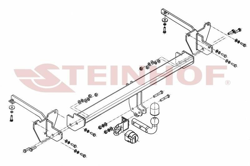 Hak holowniczy Steinhof F-070