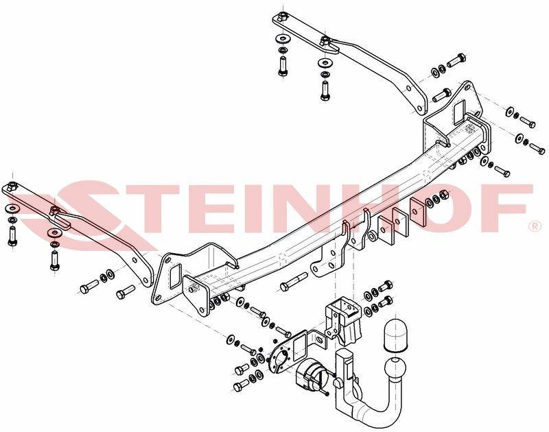 Hak holowniczy Steinhof Honda Jazz IV 2015-