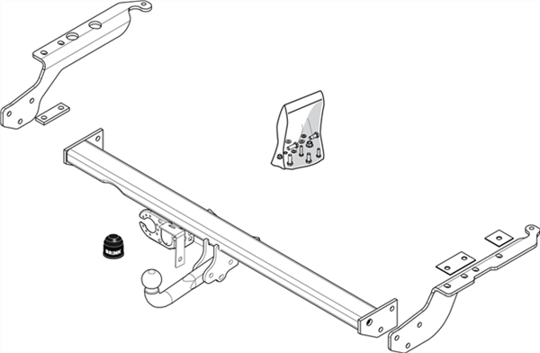 Hak holowniczy Brink 402300