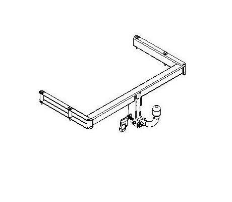 Hak holowniczy Autohak Audi A4 B8 S-Line Kombi 04.2008-09.2015