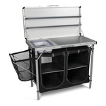 Kampa Chieftain Deluxe Field Kitchen - rozkładana kuchnia polowa z zlewem i praktycznym wyposażeniem 9120001413
