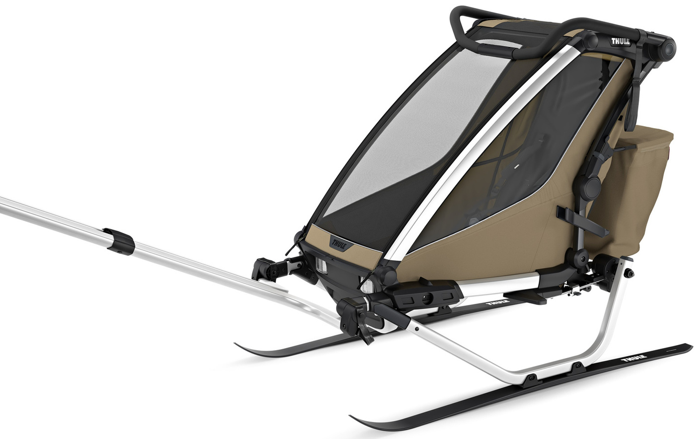 Przyczepka rowerowa | Thule Chariot Cross 2 Single Faded Khaki 10201036