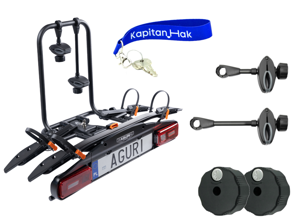 Bagażnik rowerowy Aguri Active Bike Pro 2 Black - 53001