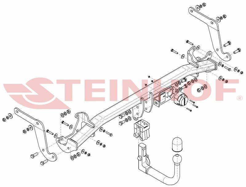 Hak holowniczy Steinhof P-014