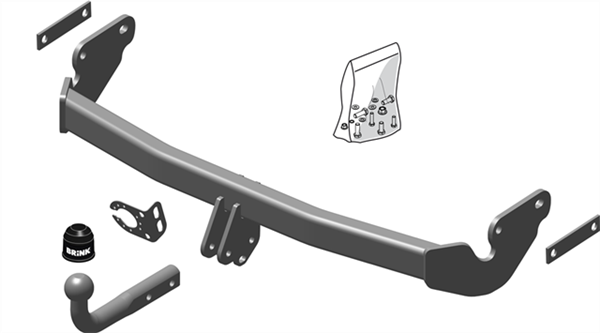 Hak holowniczy Brink 545400