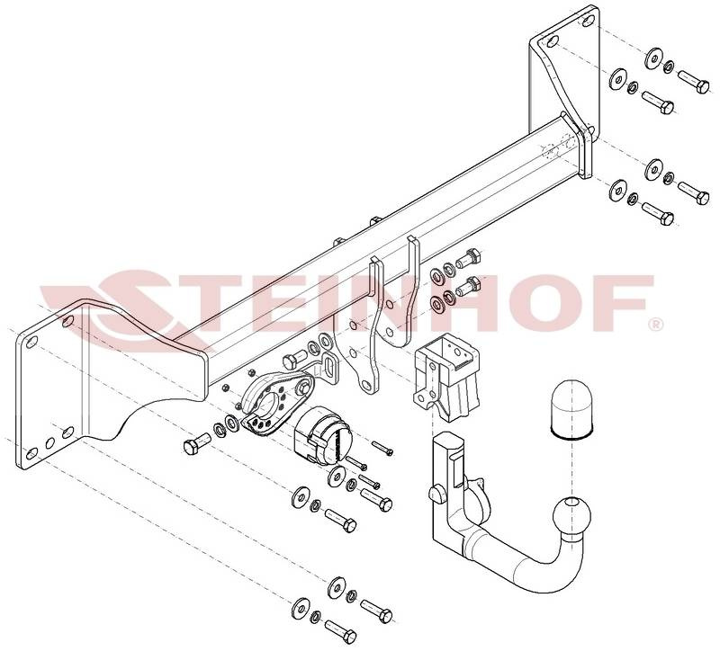 Hak holowniczy Steinhof A-120