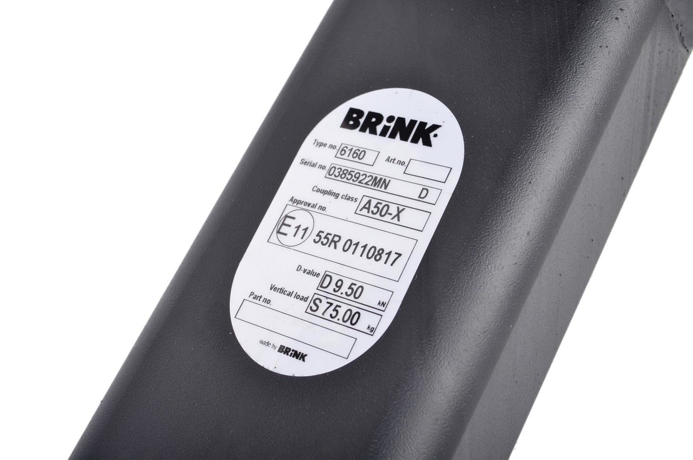 Hak holowniczy Brink 616000