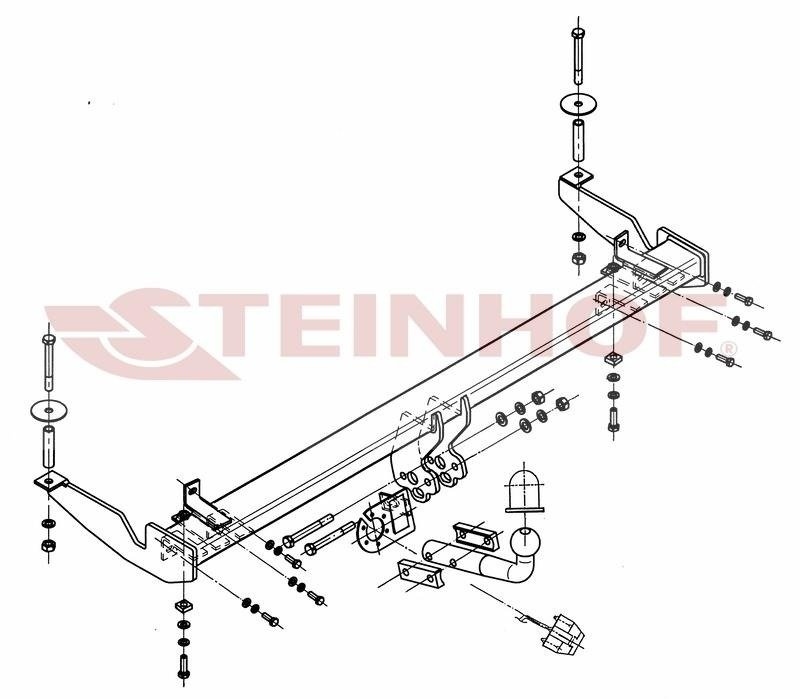 Hak holowniczy Steinhof Fiat Doblo I 2000-2010