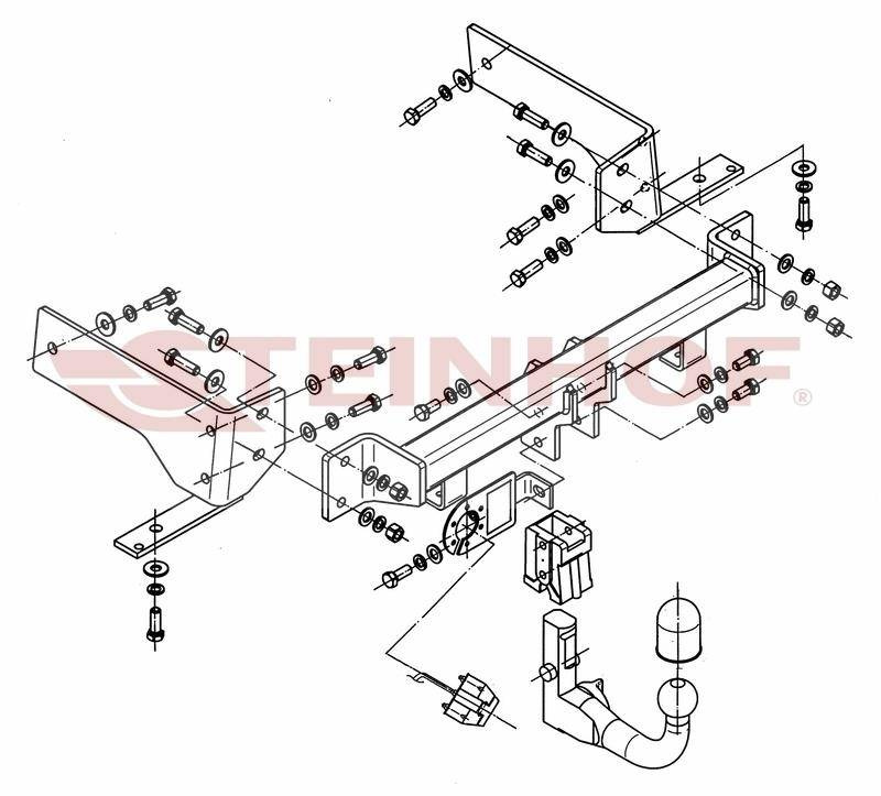 Hak holowniczy Steinhof Chevrolet Captiva 2006-2013